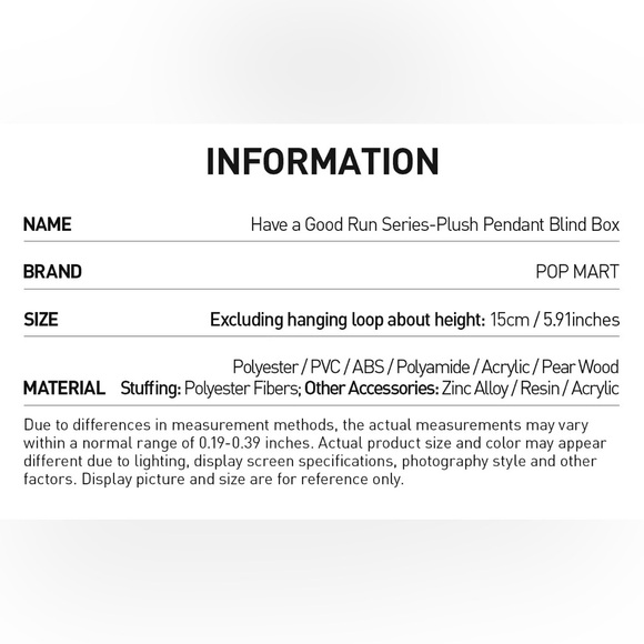 🟥POP MART🟥🐴Have A Good Run🐴❓BLIND BOX ❓🆕SEALED BOX🆕NWT🟥Plush Pendant♦️AUTHENTIC - Picture 13 of 16